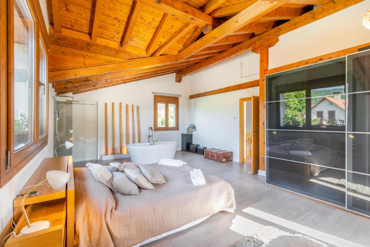 Casa Patxi, Espectacular Casa Rural Proxima A Pamplona Larrasoana Buitenkant foto